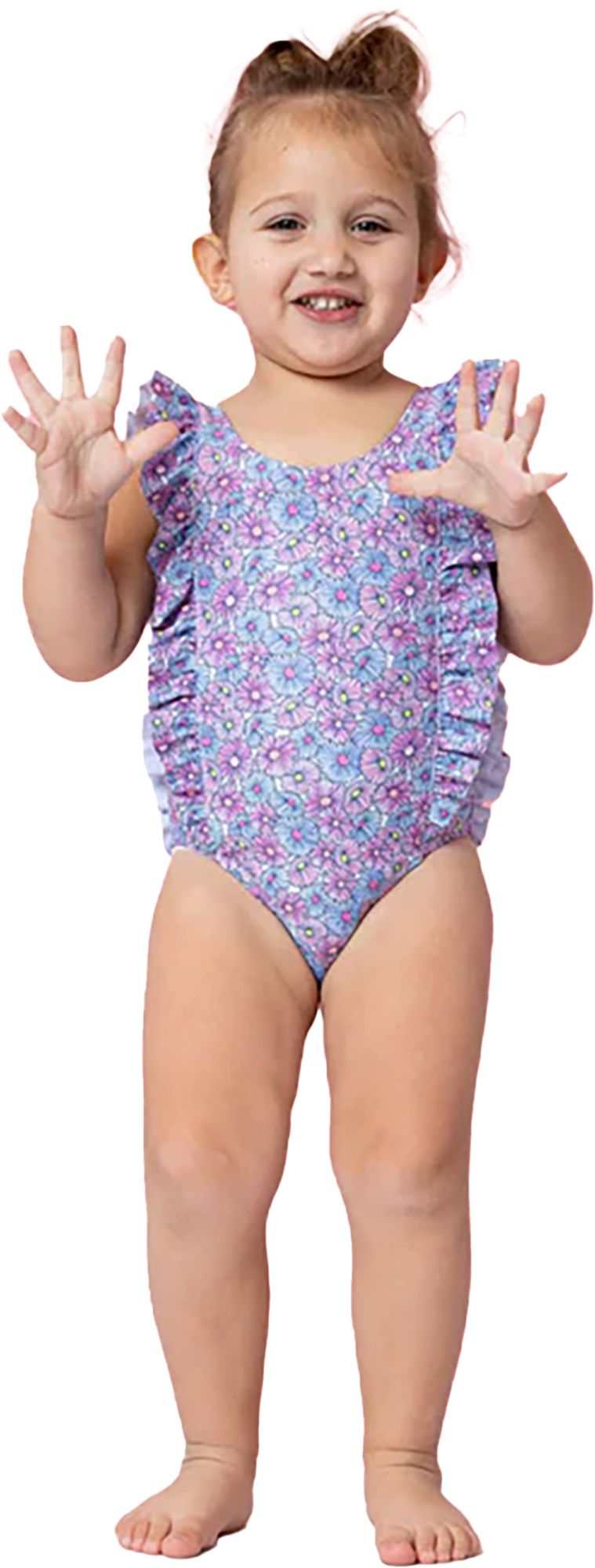 Andy & Evan Little Girls' Ruffled One Piece Swimsuit product image