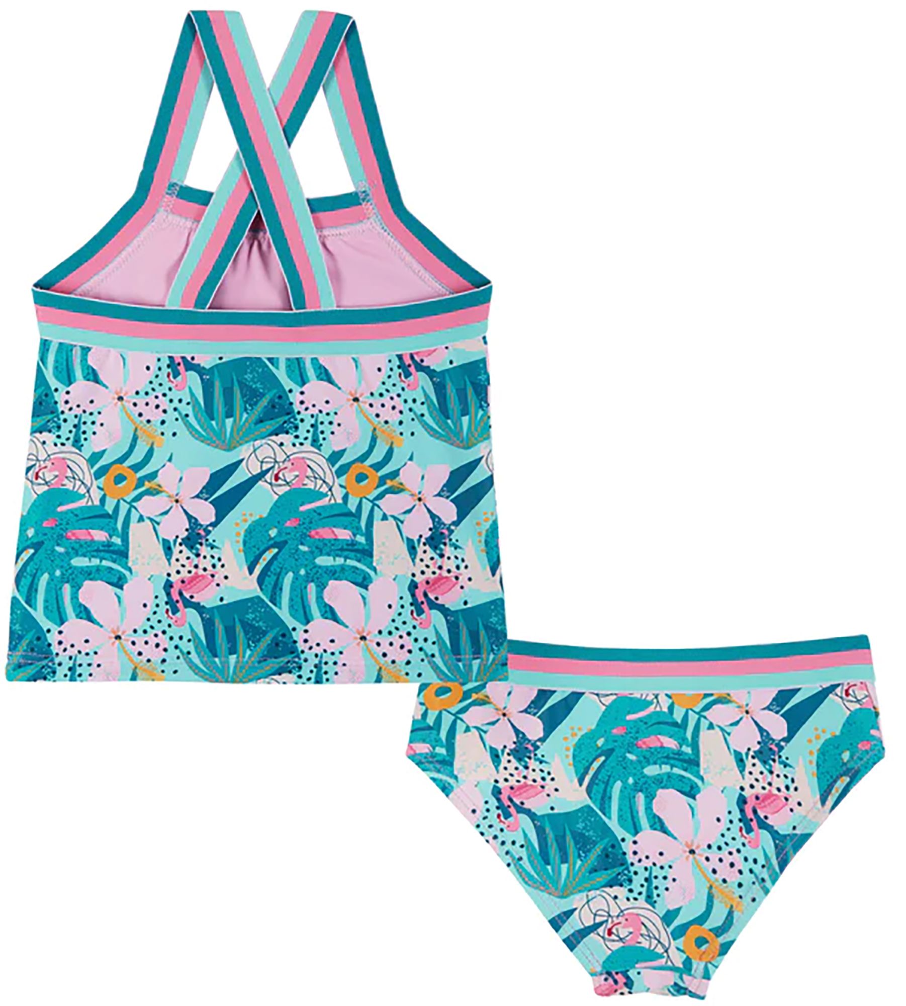 Andy & Evan Toddler Girls' Reversible Tankini Set product image