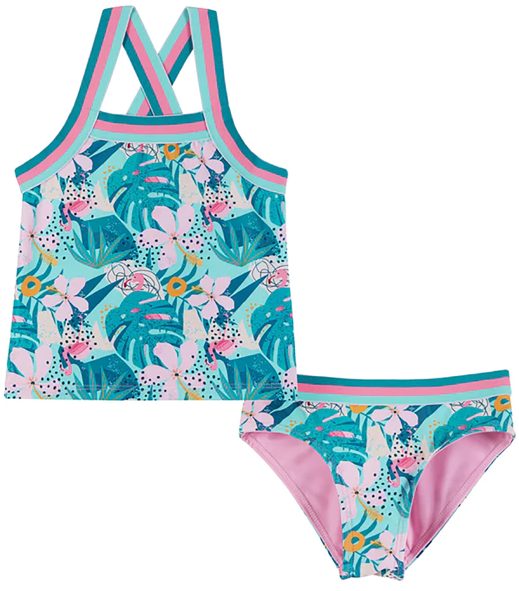 Andy & Evan Toddler Girls' Reversible Tankini Set product image
