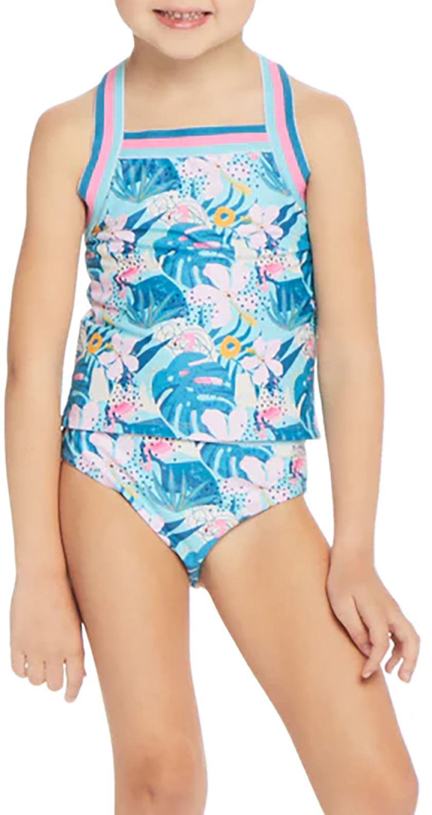 Andy & Evan Toddler Girls' Reversible Tankini Set product image