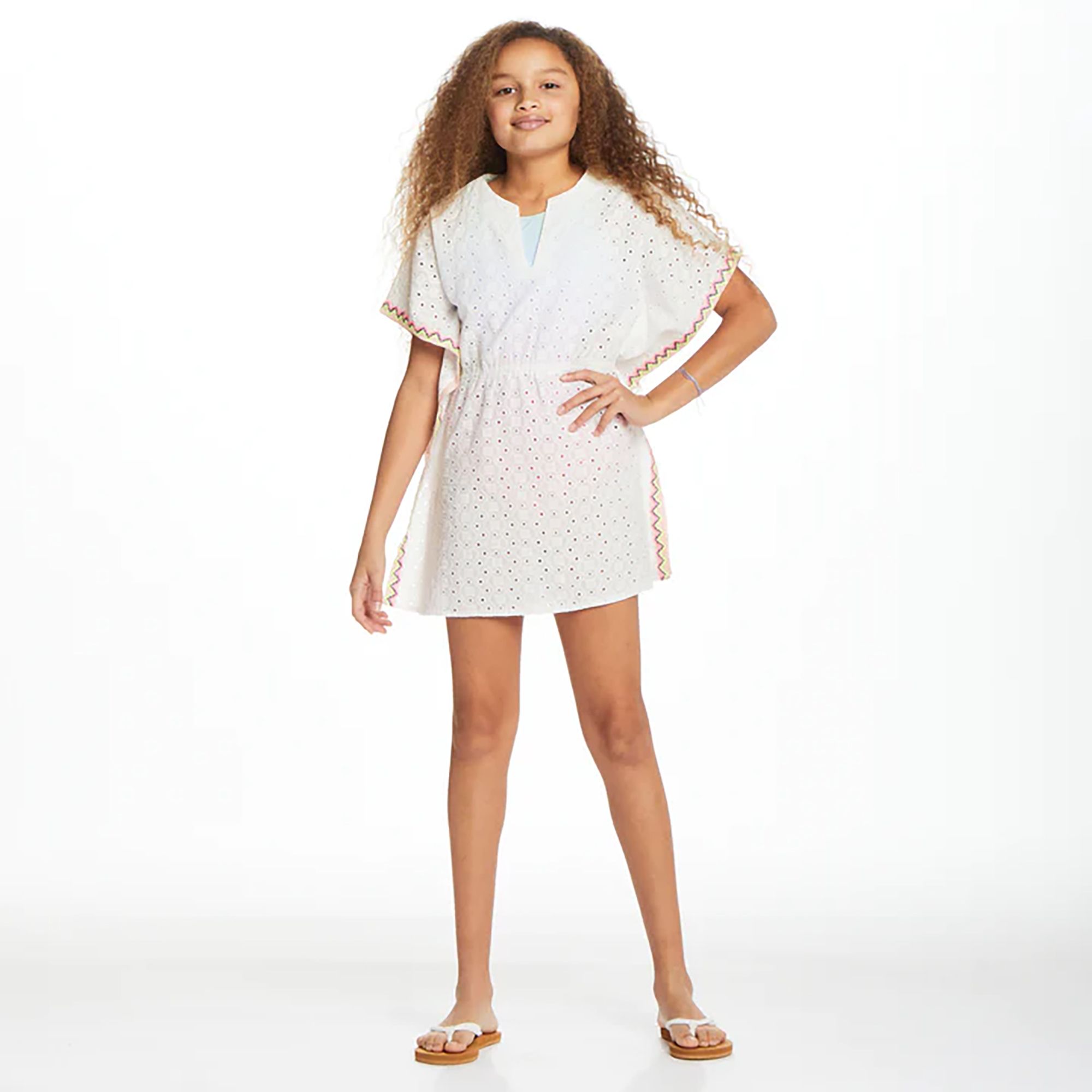 Andy & Evan Girls' Eyelet Cover-Up