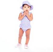 Andy & Evan Girls' Daisy Print One-Piece Swimsuit & Hat Set product image