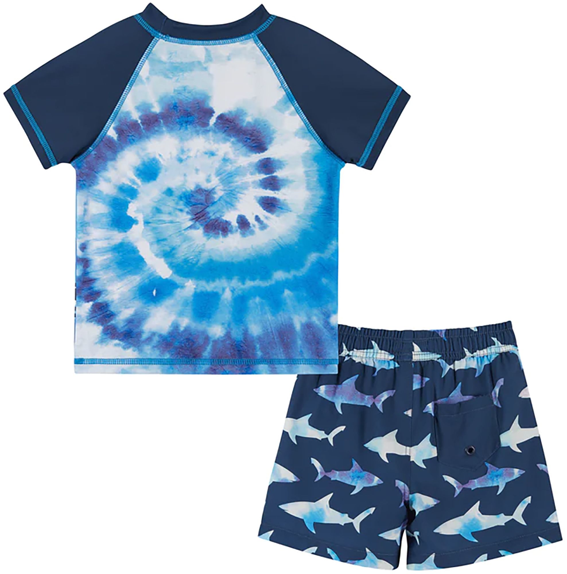 Andy & Evan Little Boys' Rash Guard and Swim Trunk Set product image