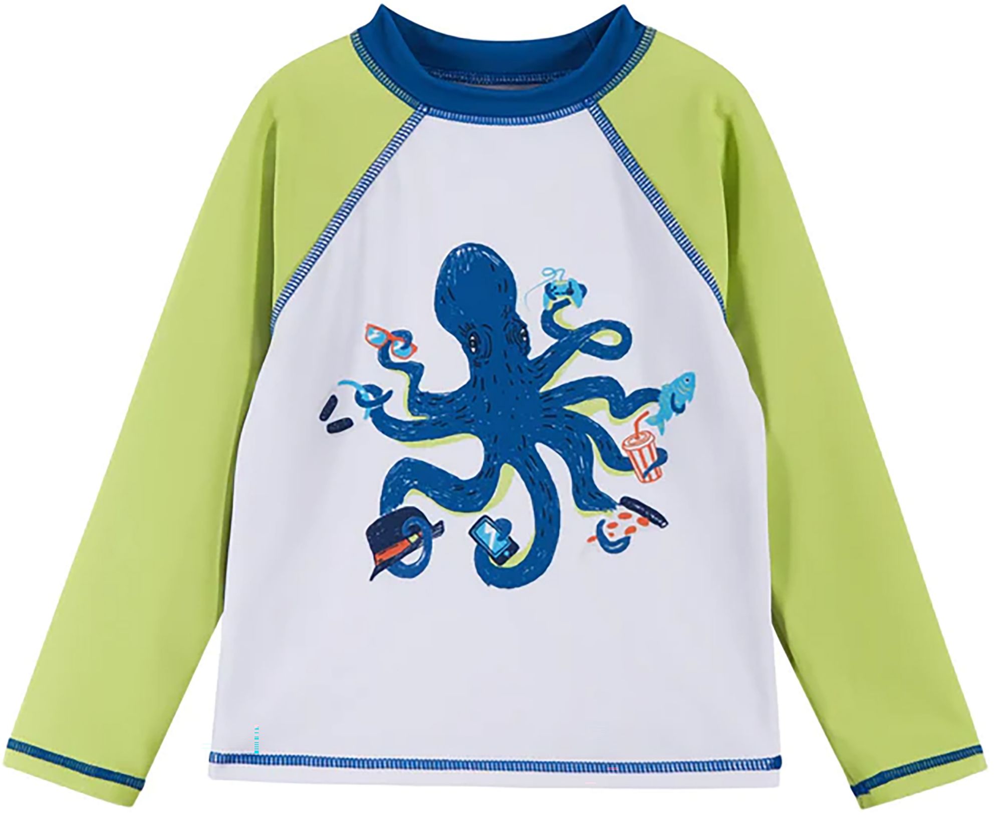 Andy & Evan Little Boys' Long Sleeve Rash Guard & Swim Trunk Set product image