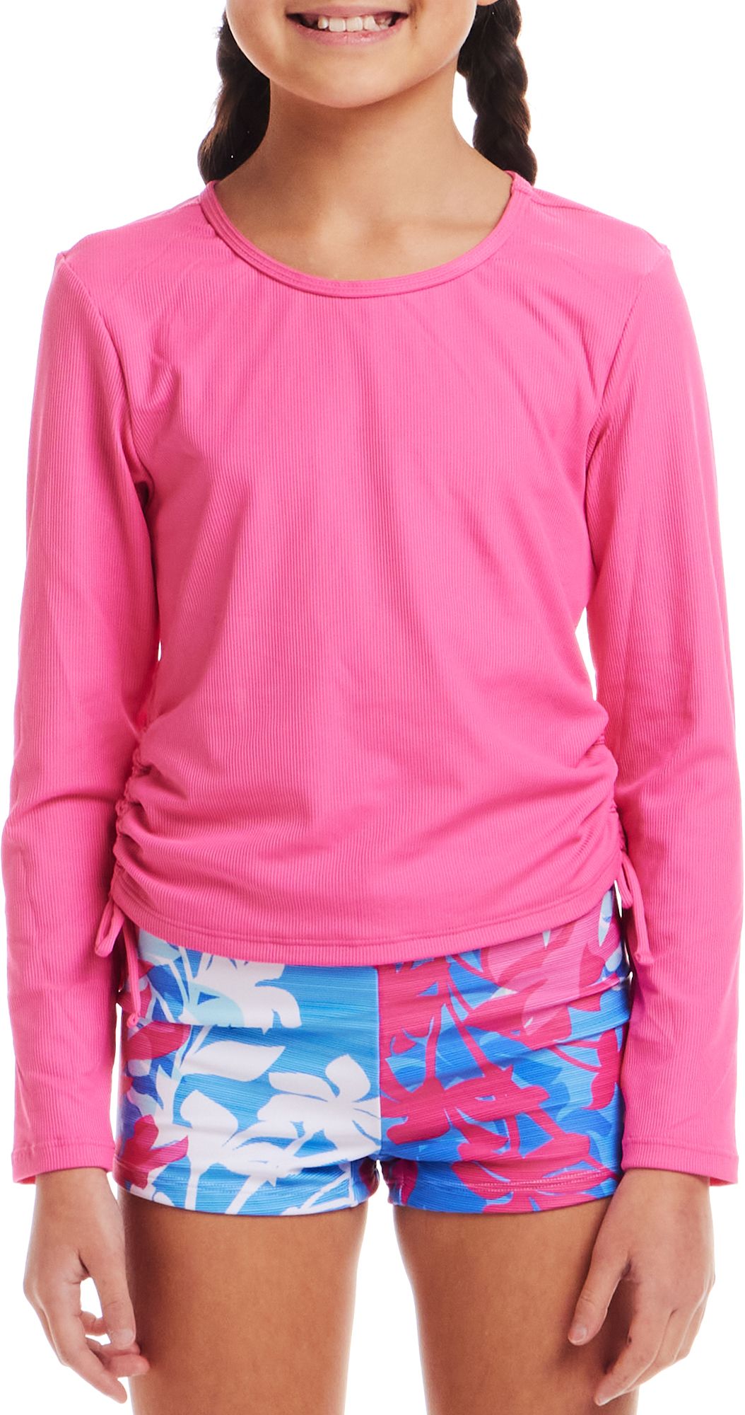 Andy & Evan Girls' Ruched Rashguard product image