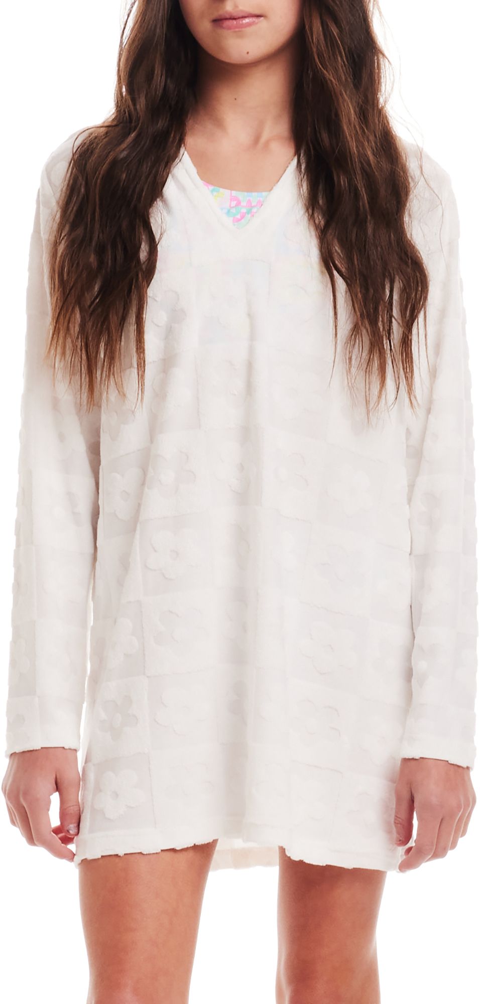 Andy & Evan Girls' Terry Hooded Cover-Up product image