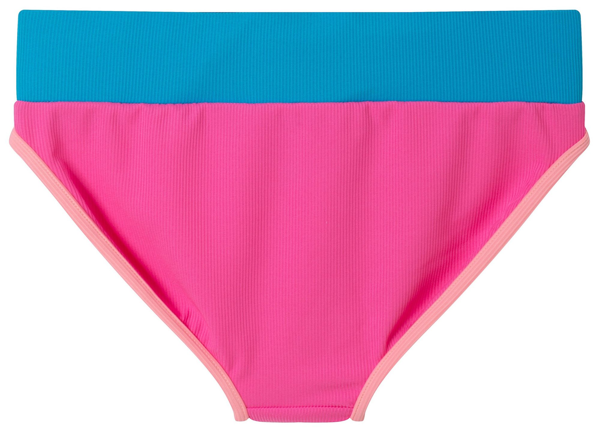 Andy & Evan Girls' Ribbed Colorblock Bikini Set product image