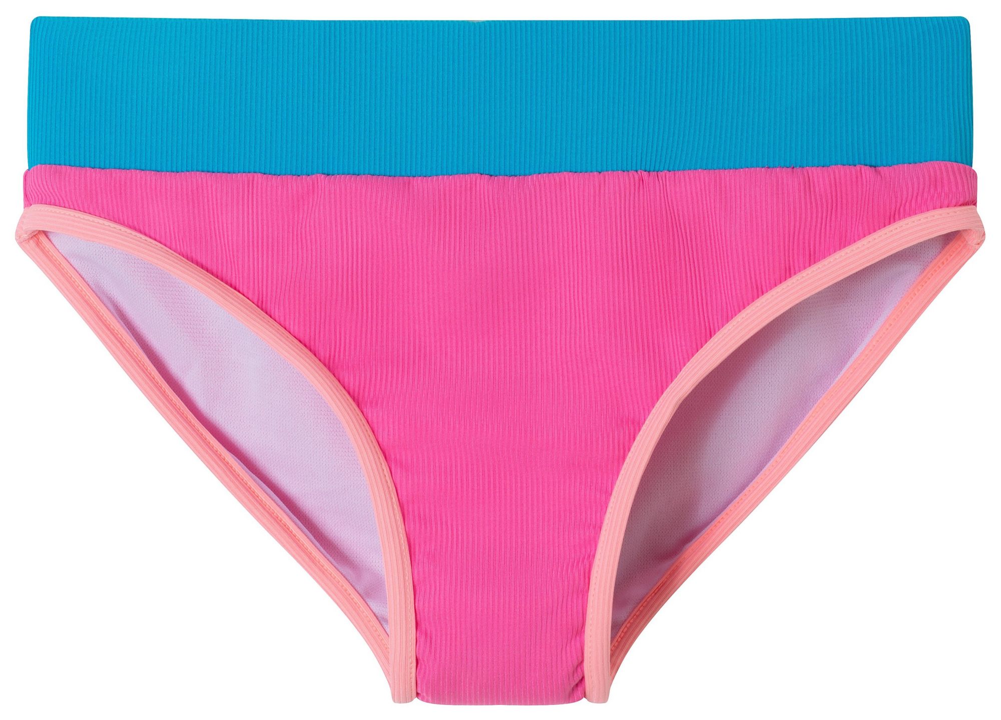 Andy & Evan Girls' Ribbed Colorblock Bikini Set product image