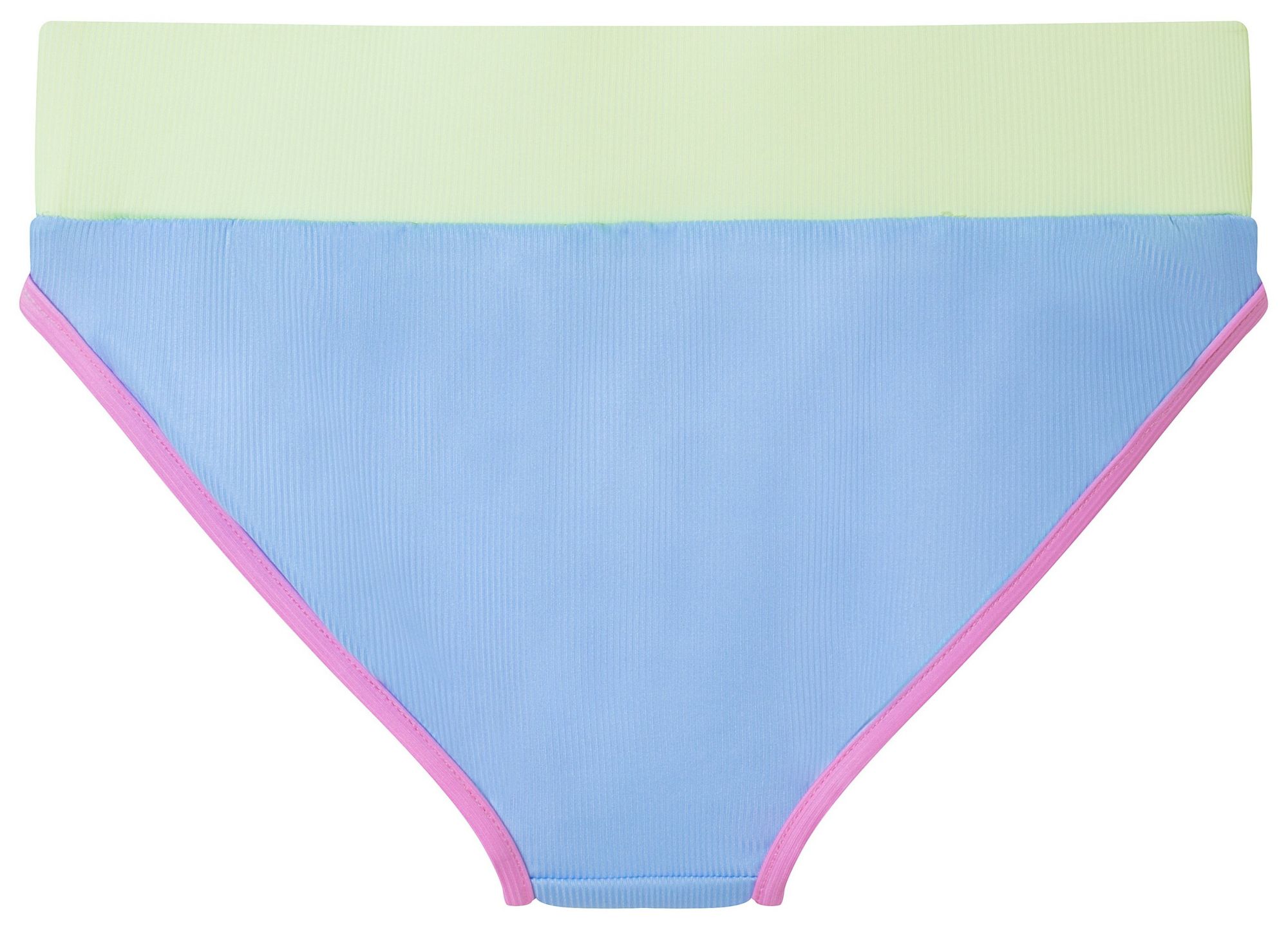 Andy & Evan Girls' Ribbed Colorblock Bikini Set product image