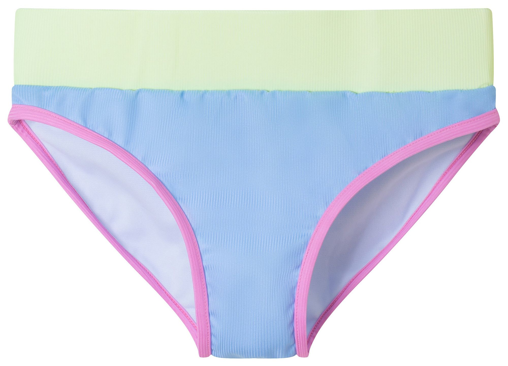 Andy & Evan Girls' Ribbed Colorblock Bikini Set product image