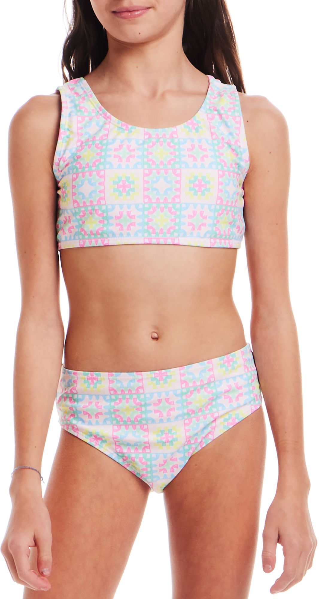 Andy & Evan Girls' Strappy Back Bikini Set product image