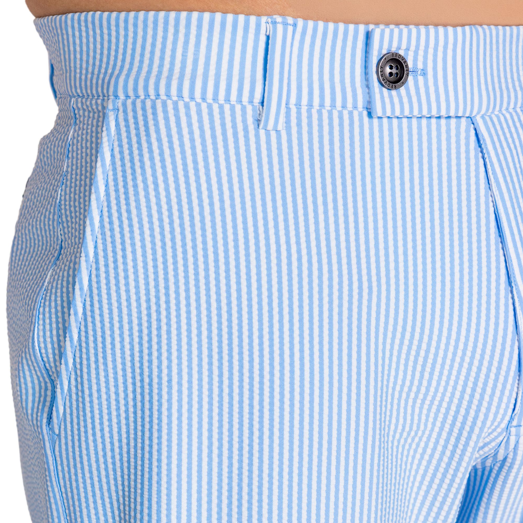 REDVANLY Men's 9” Becker Seersucker Golf Short product image