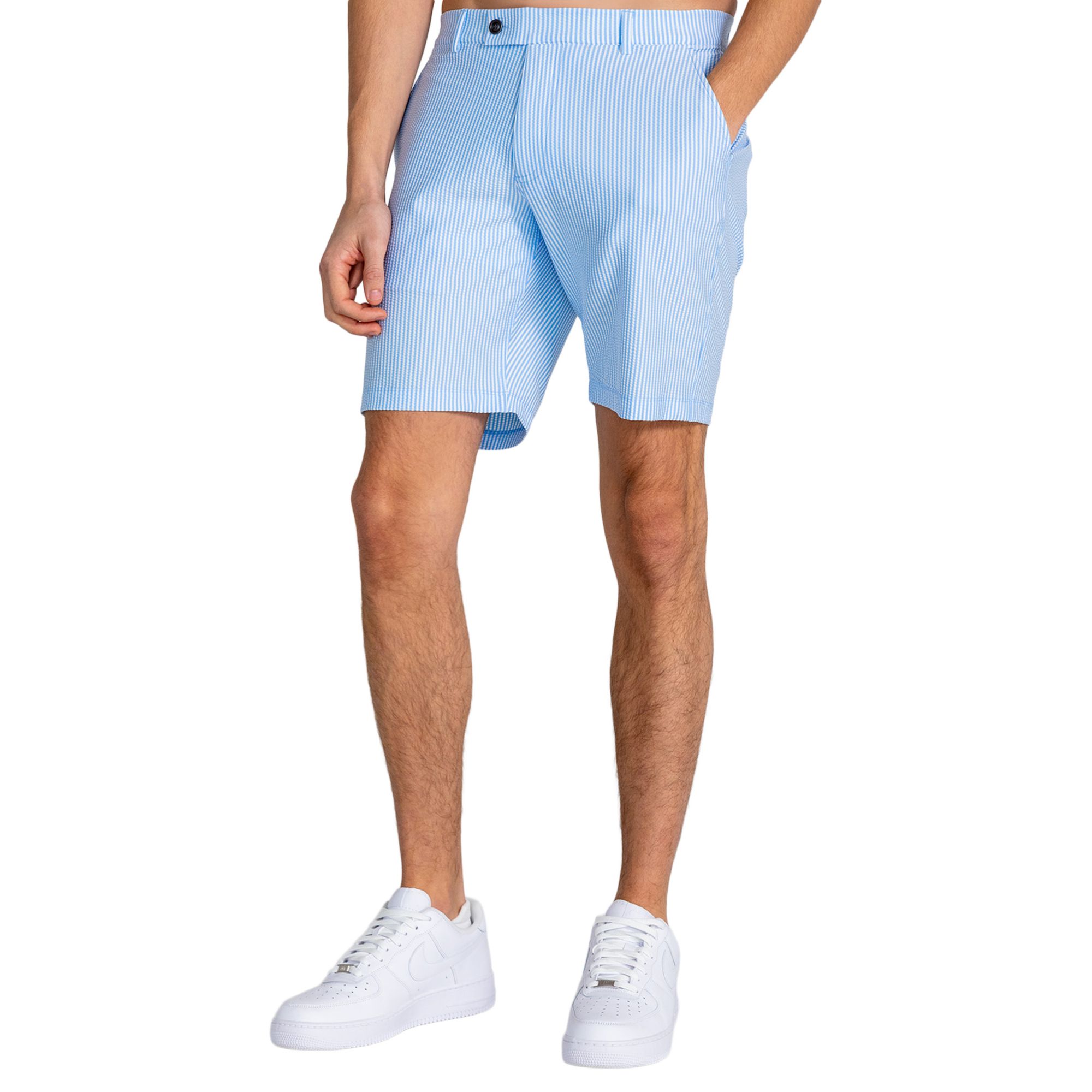 REDVANLY Men's 9” Becker Seersucker Golf Short product image