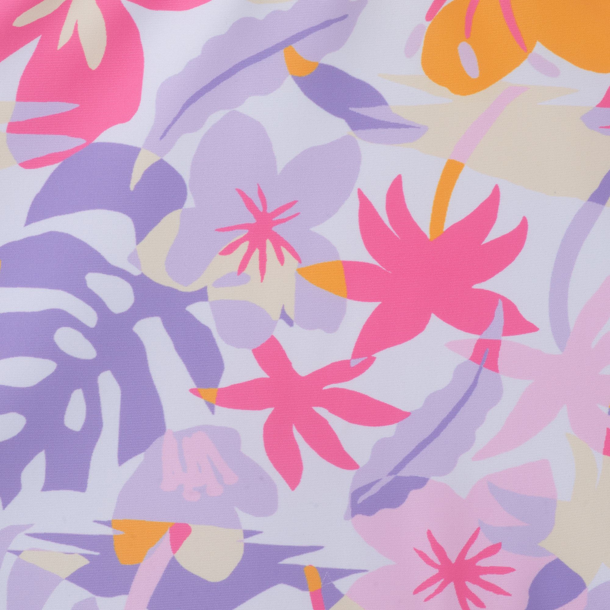 Andy & Evan Girls' Palm Print Long Sleeve Rashguard Set product image