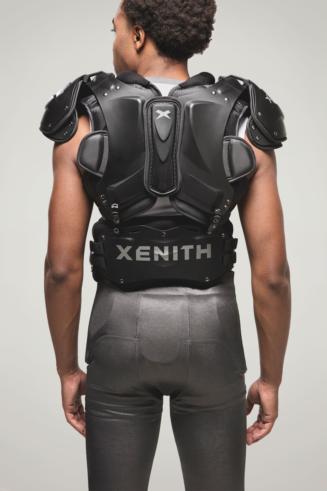 shoulder pads with rib protector