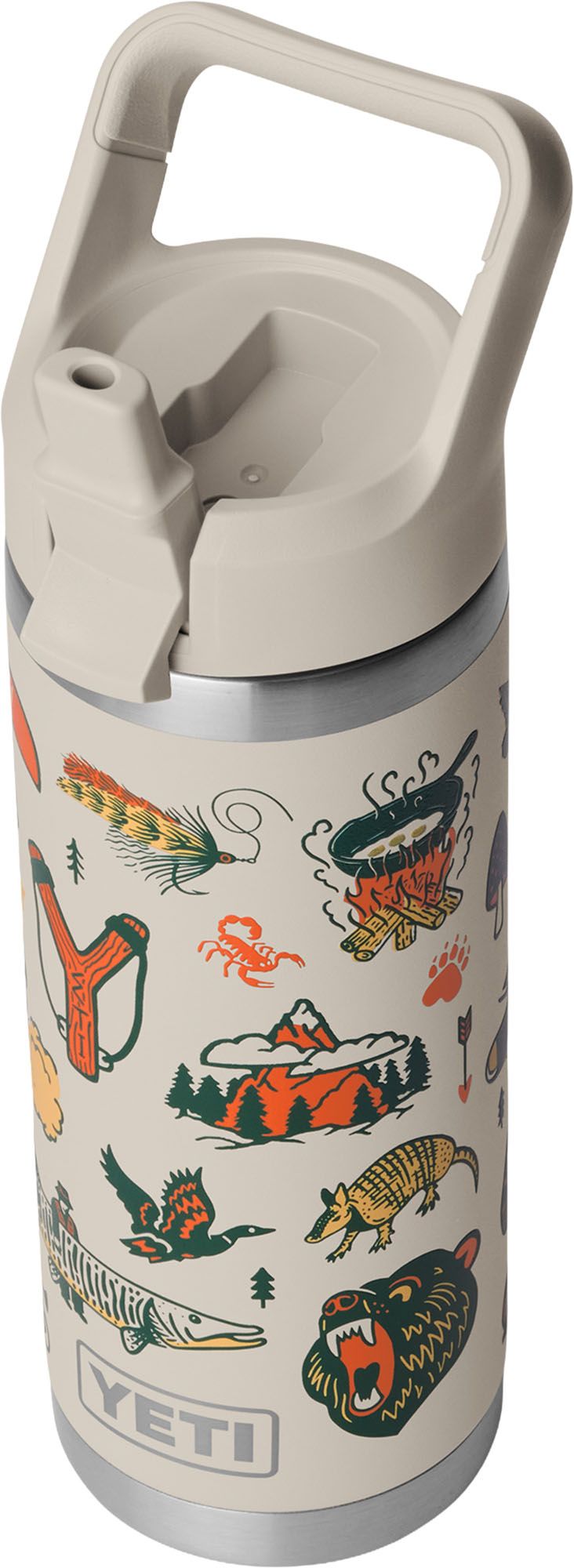 YETI 18 oz. Rambler Bottle with Color-Matched Straw Cap product image
