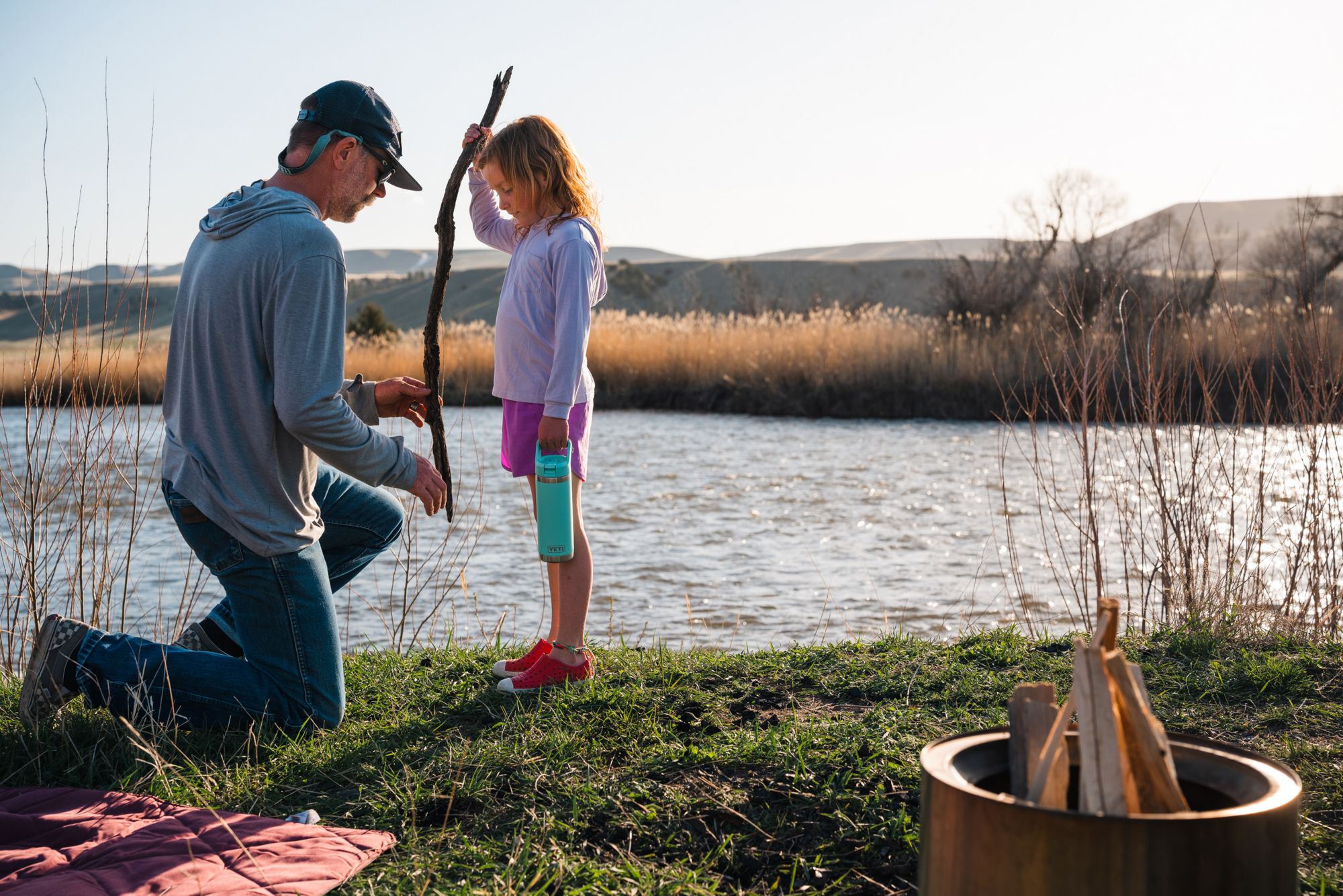 YETI 18 oz. Rambler Bottle with Color-Matched Straw Cap product image