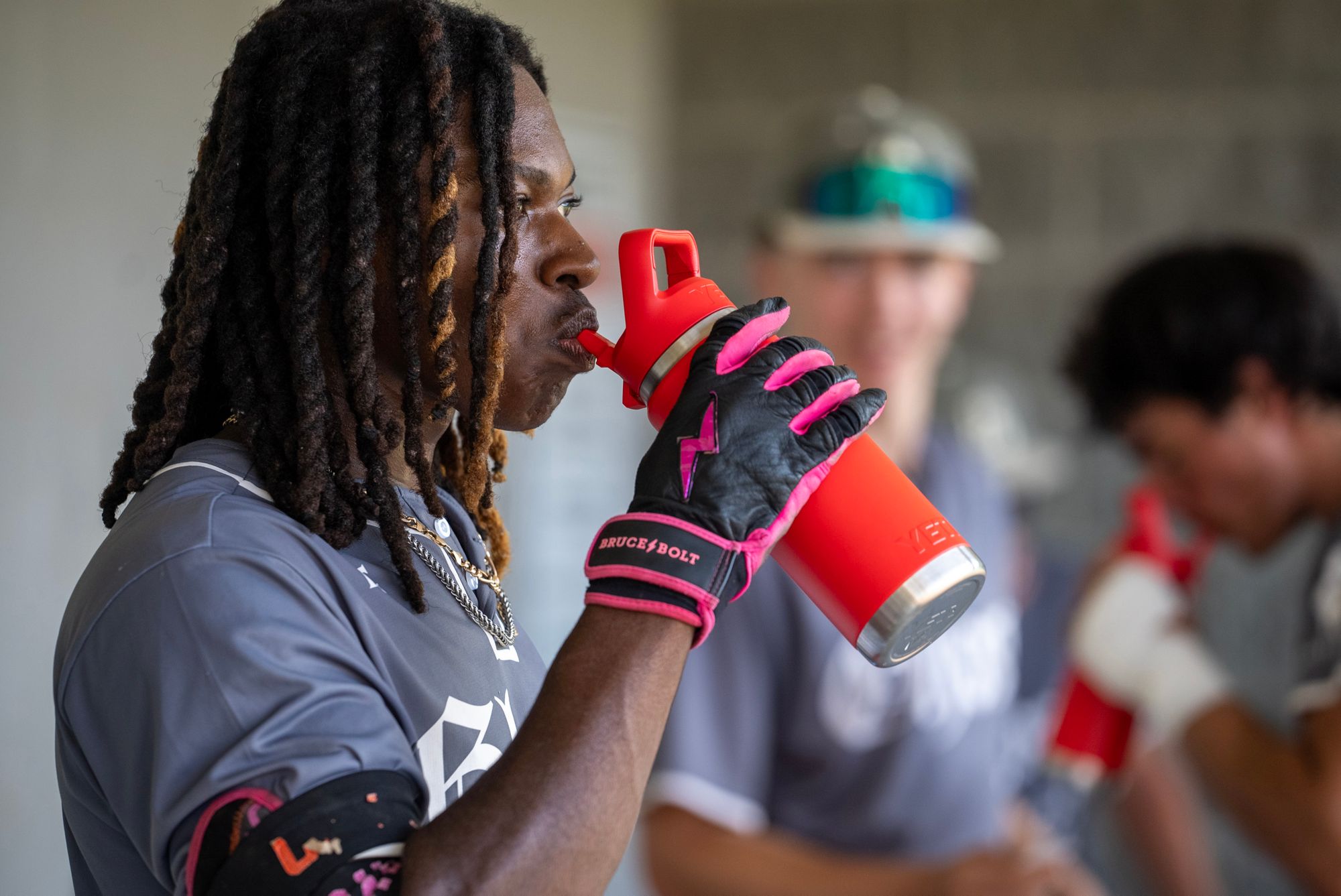 YETI 18 oz. Rambler Bottle with Color-Matched Straw Cap product image