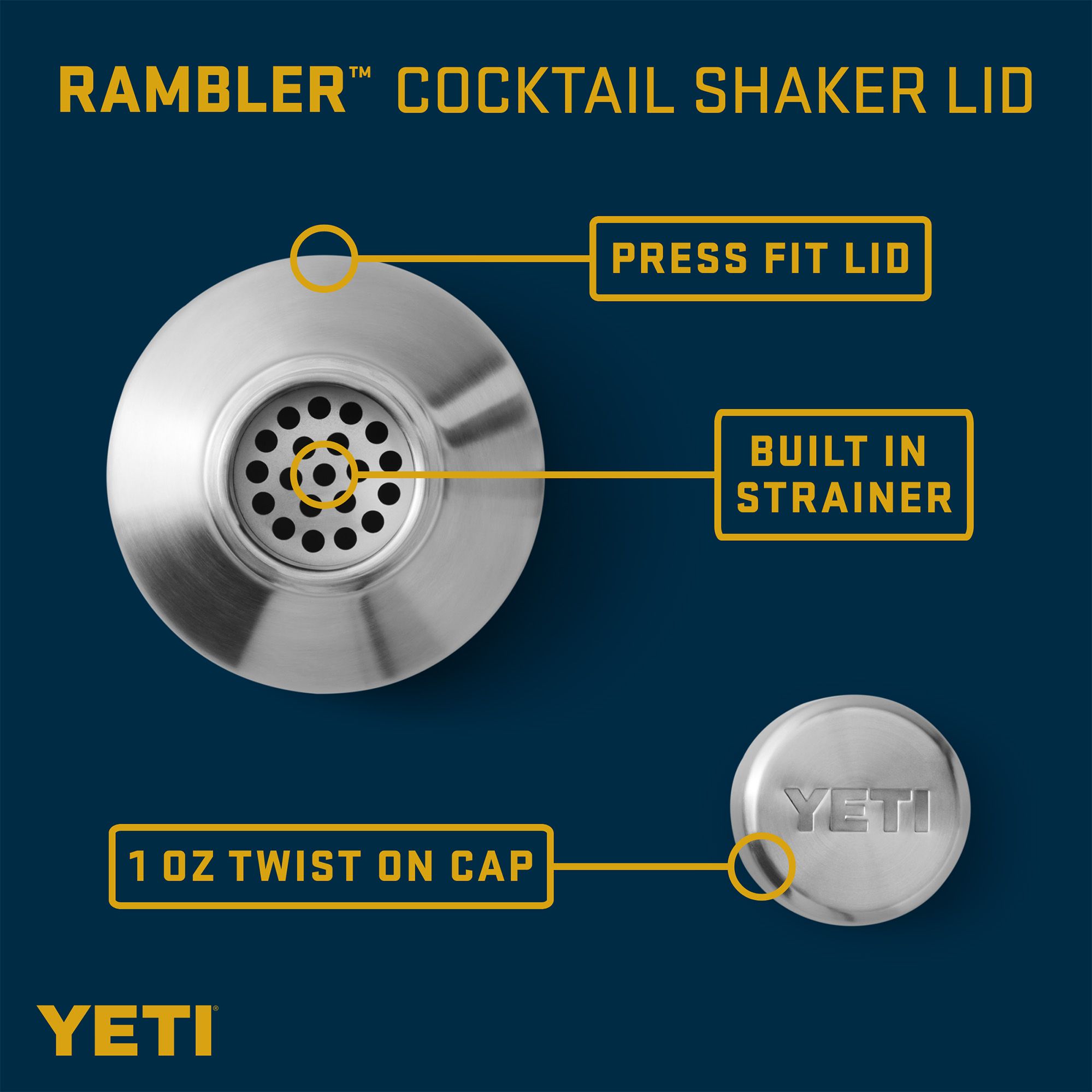 YETI Rambler 20 oz. Cocktail Shaker product image