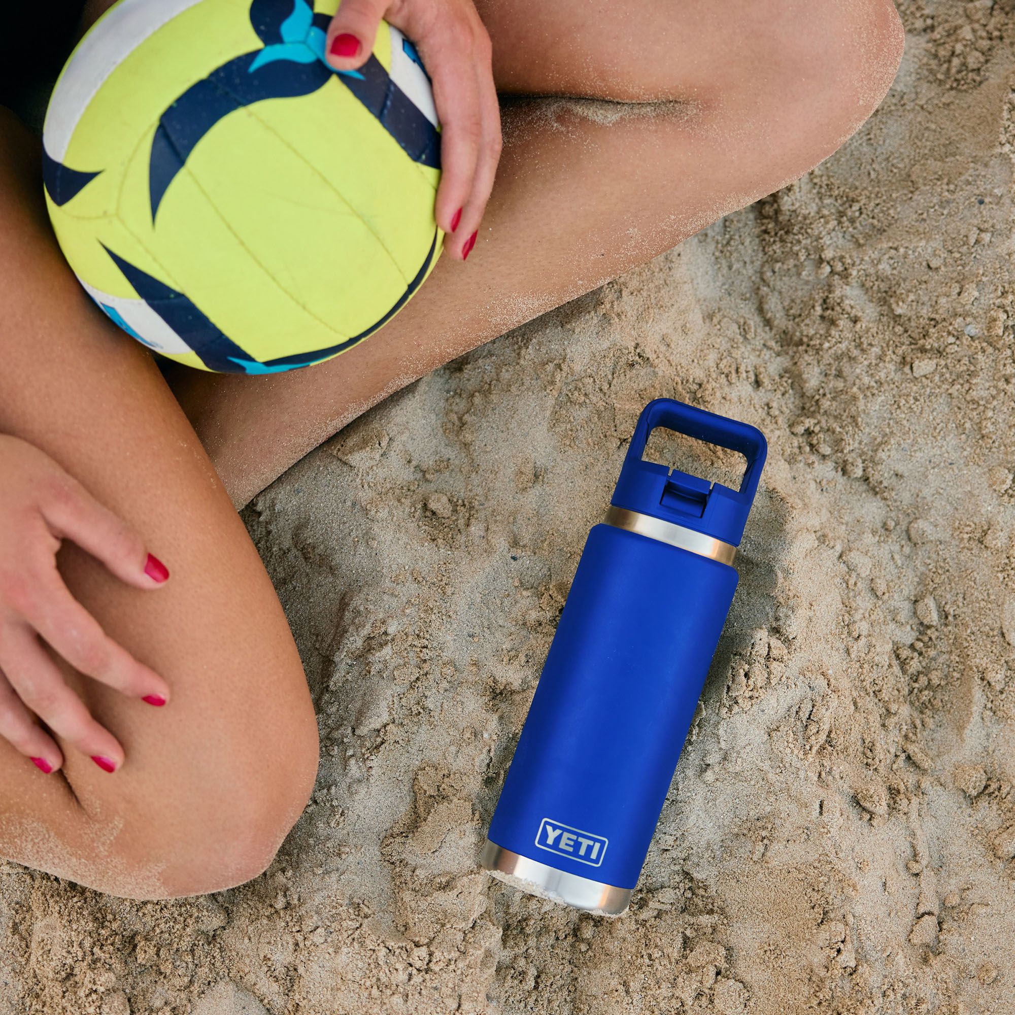 YETI 26 oz. Rambler Bottle with Color-Matched Straw Cap product image