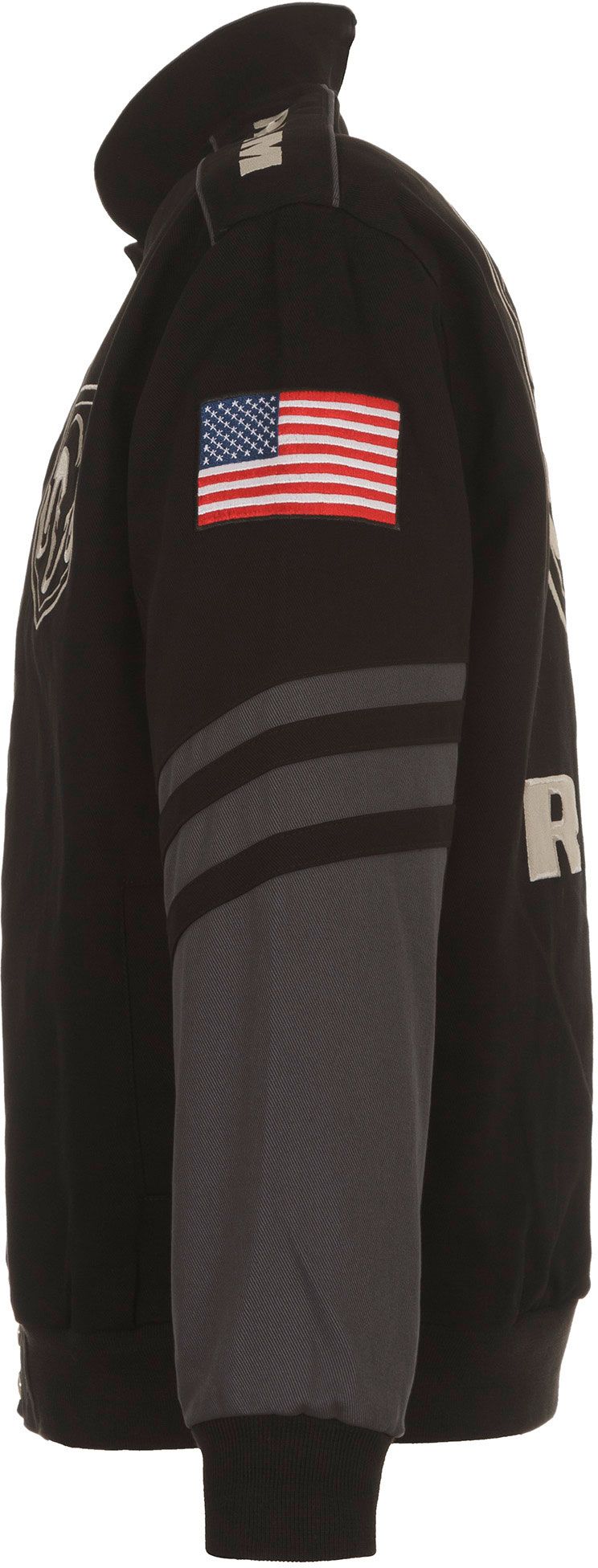 JH Design Ram Black Twill Racing Jacket