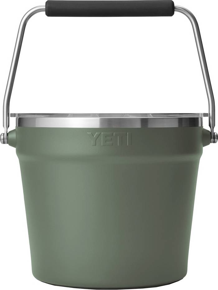 Yeti Rambler Beverage Bucket - Camp Green