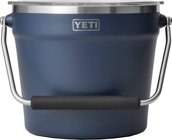 YETI Rambler Beverage Bucket, Double-Wall Vacuum Insulated Ice Bucket with  Lid, High Desert Clay