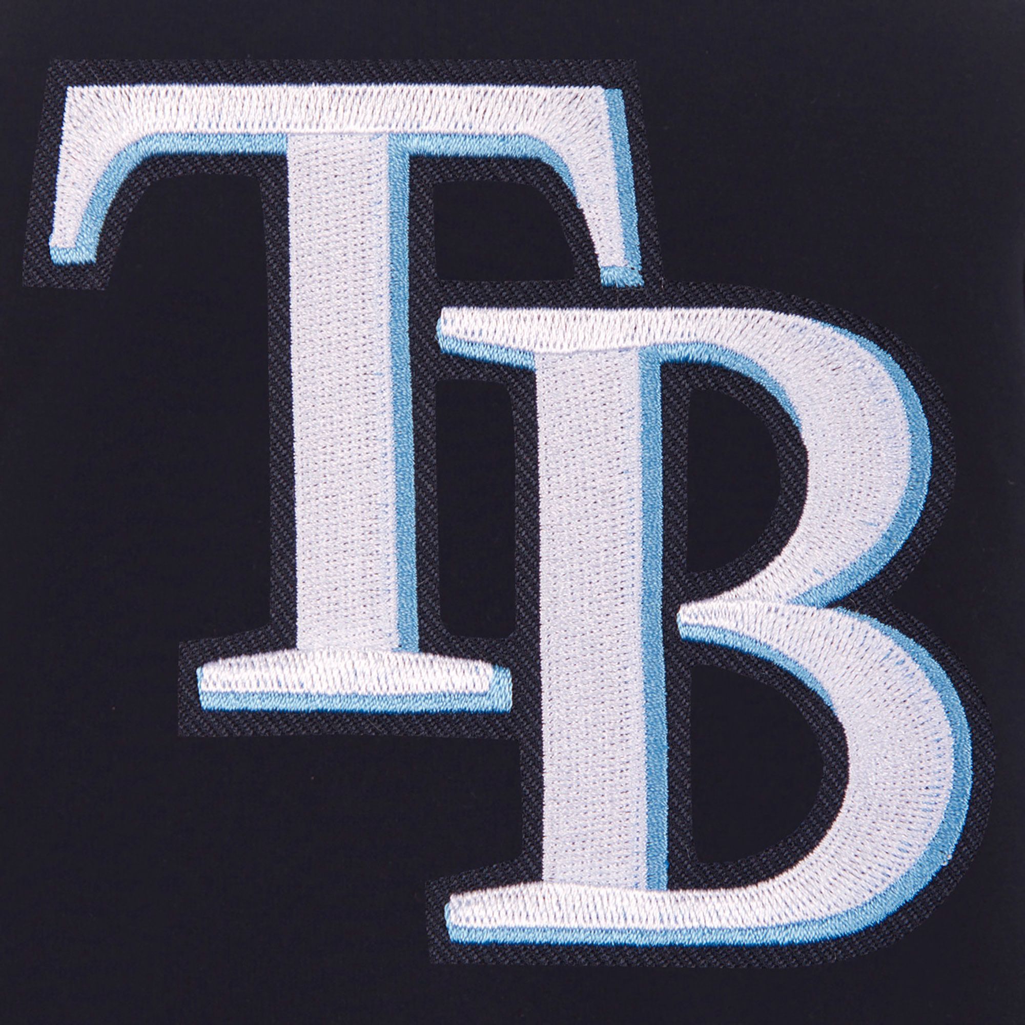 JH Design Men's Tampa Bay Rays Navy Reversible  Varsity Jacket product image