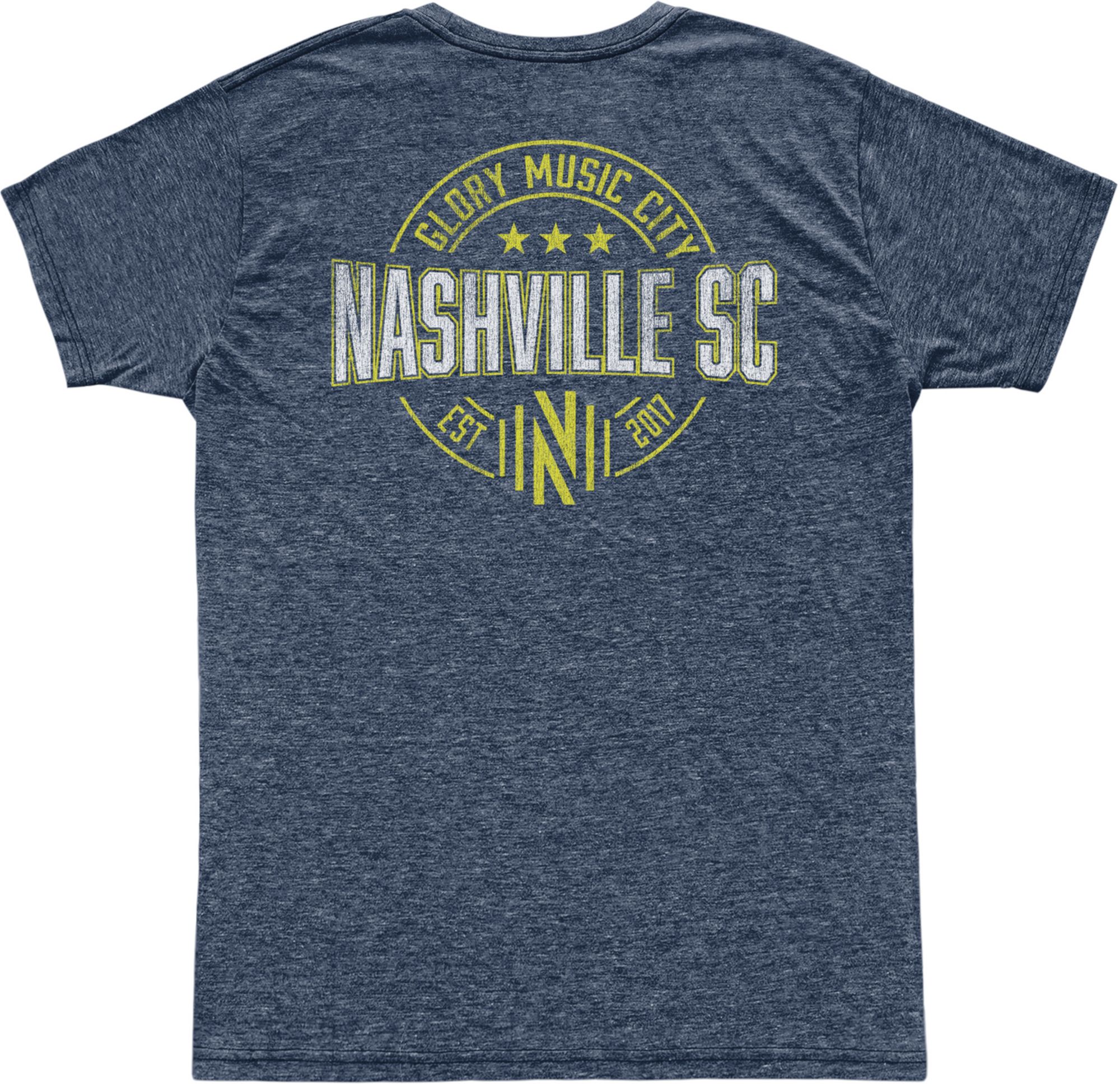 Retro Brand Youth Nashville SC Blue Tri-Blend Ring Logo T-Shirt product image