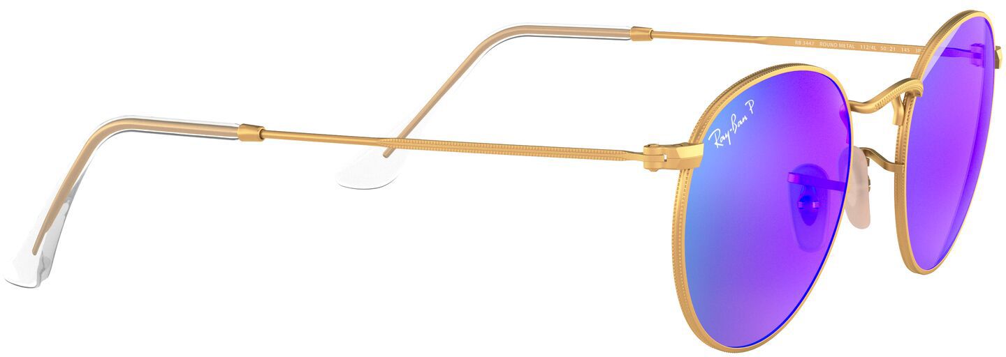 Ray-Ban Round Metal Polarized Sunglasses product image