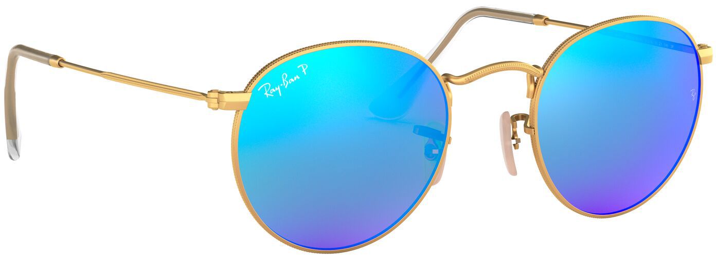 Ray-Ban Round Metal Polarized Sunglasses product image
