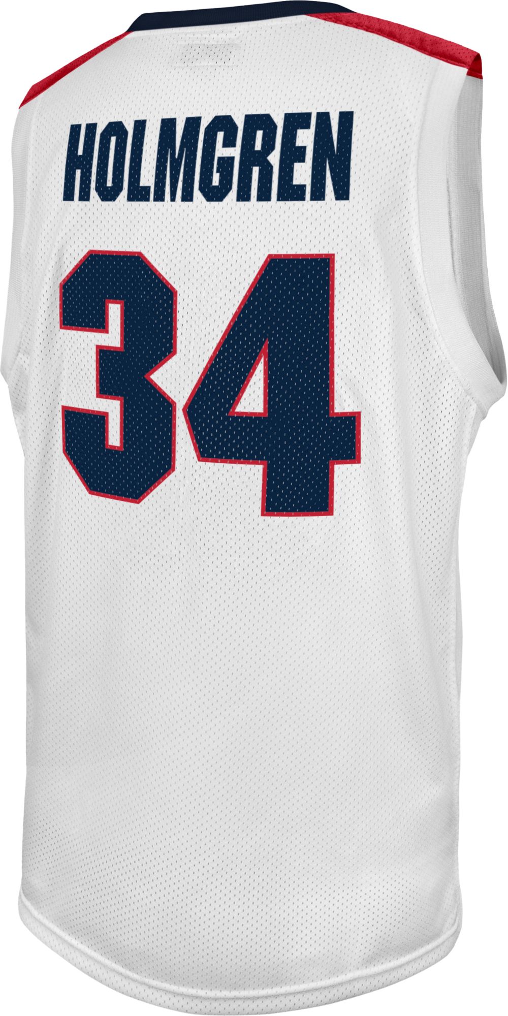 Retro Brand Men's Gonzaga Bulldogs Chet Holmgren #34 White Replica Basketball Jersey product image