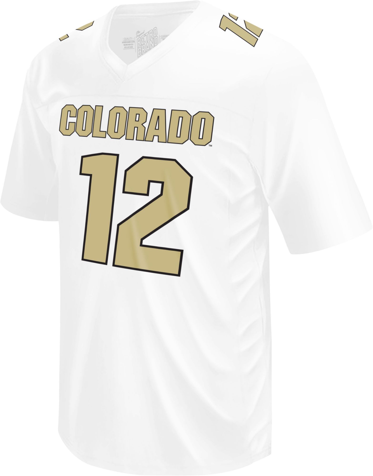 Retro Brand Youth Colorado Buffaloes Travis Hunter #12 White Replica Football Jersey product image