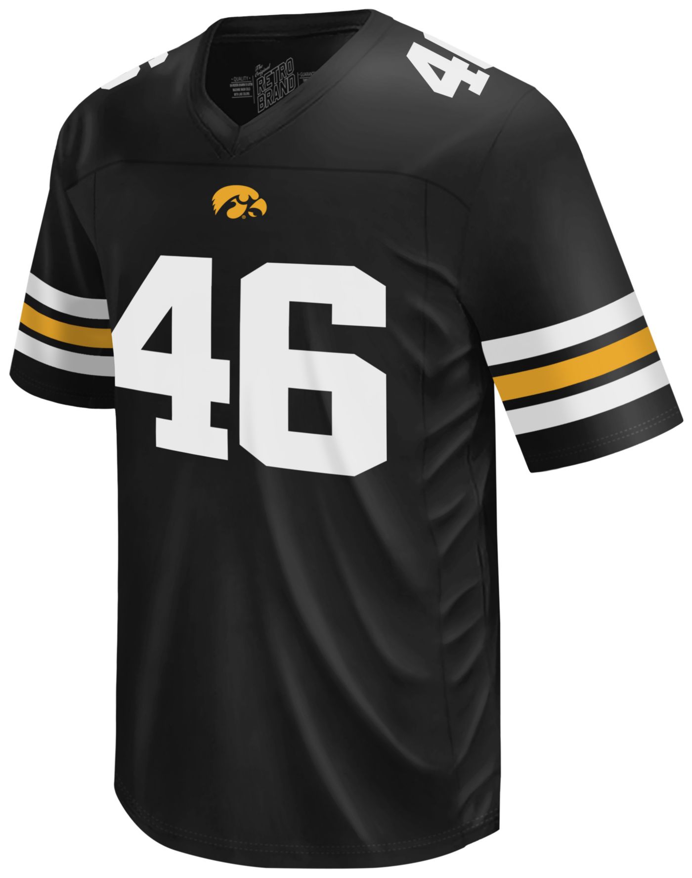 Retro Brand Youth Iowa Hawkeyes George Kittle 46 Black Replica Football Jersey Dick s Sporting Goods