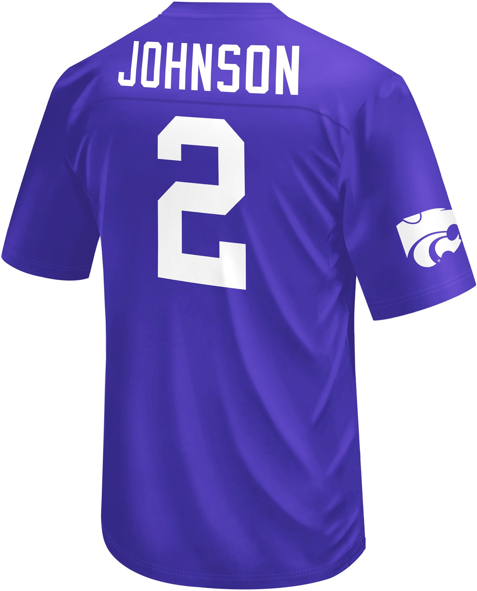 Retro Brand Youth Kansas State Wildcats Avery Johnson #2 Purple Replica Football Jersey product image