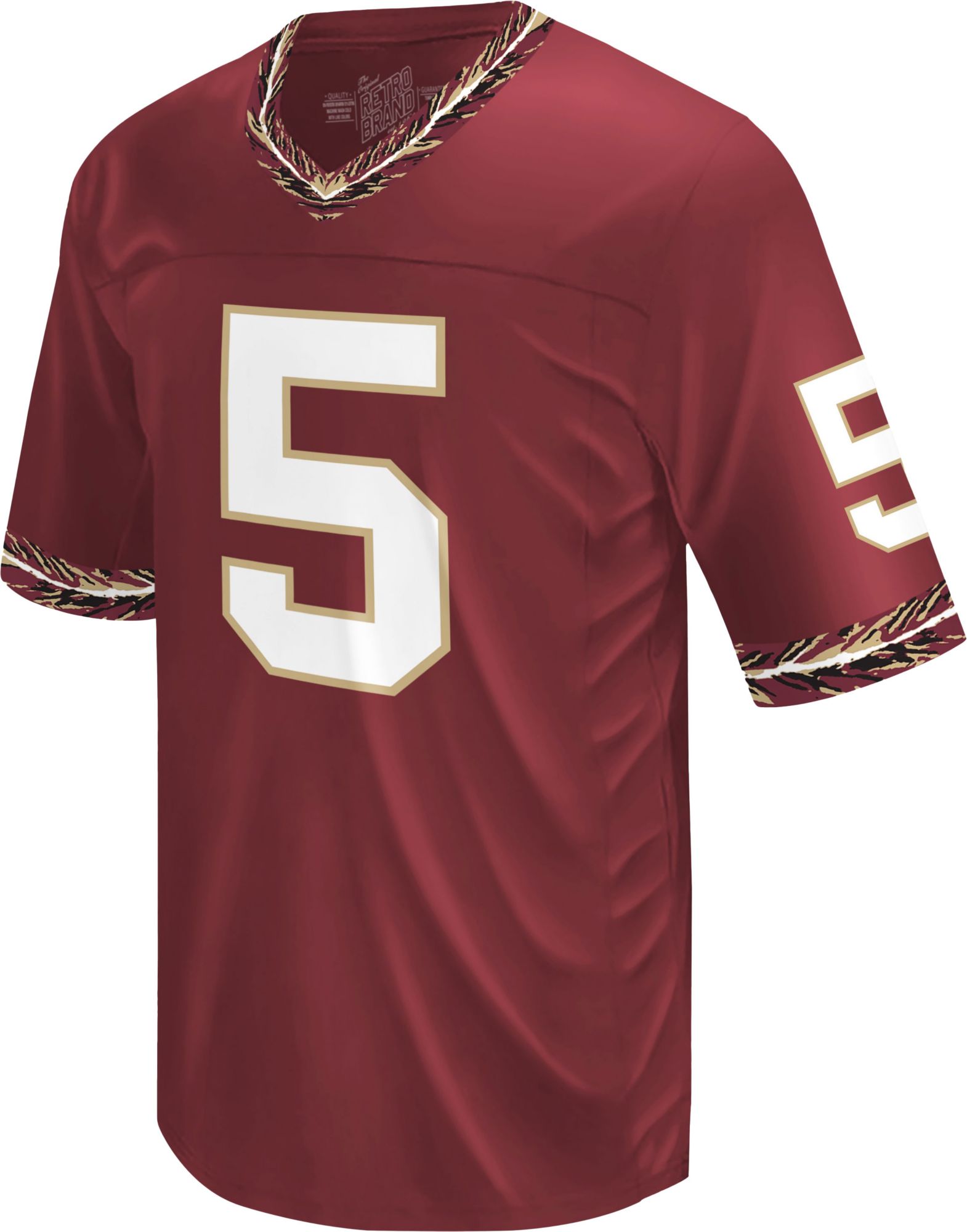 Retro Brand Men's Florida State Seminoles Jameis Winston #5 Garnet Replica Football Jersey