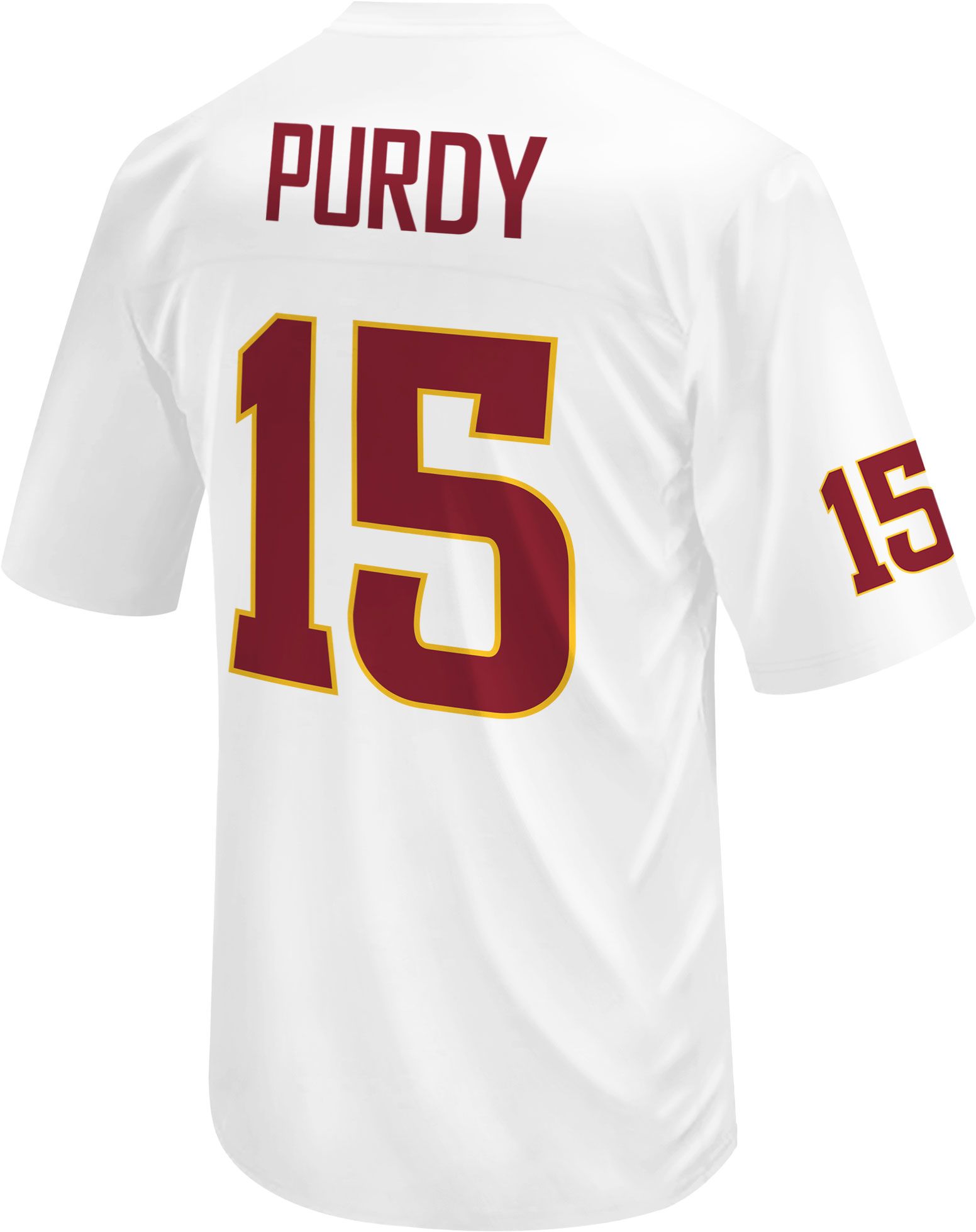 Retro Brand Men's Iowa State Cyclones Brock Purdy #15 White Replica Football Jersey