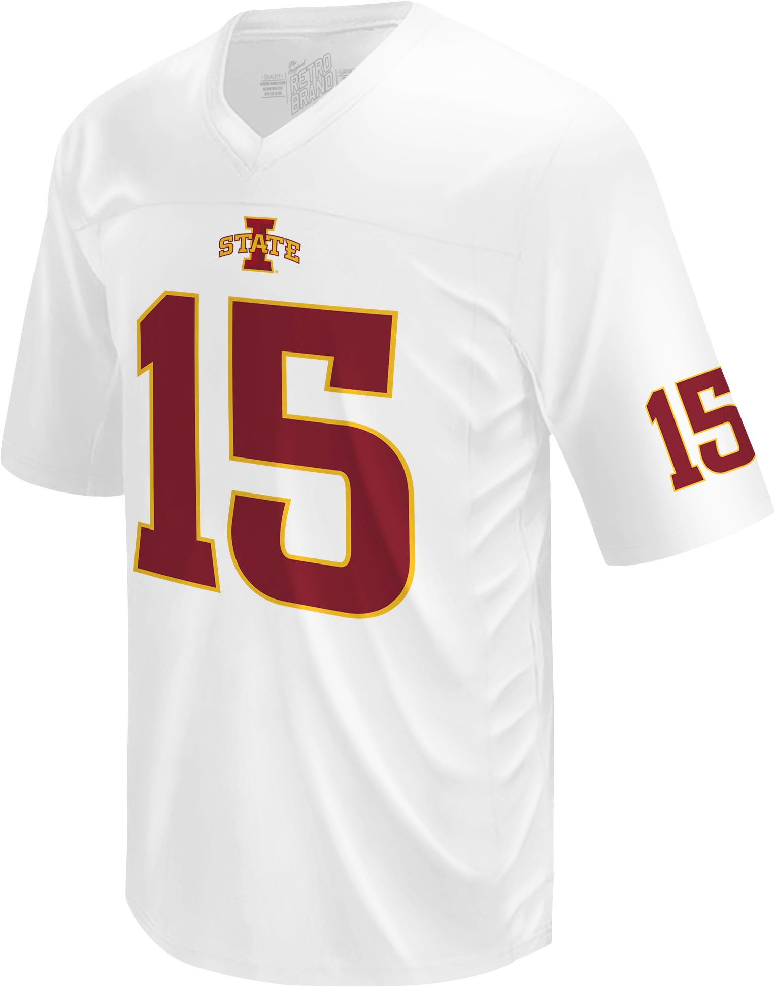 Retro Brand Men's Iowa State Cyclones Brock Purdy #15 White Replica Football Jersey