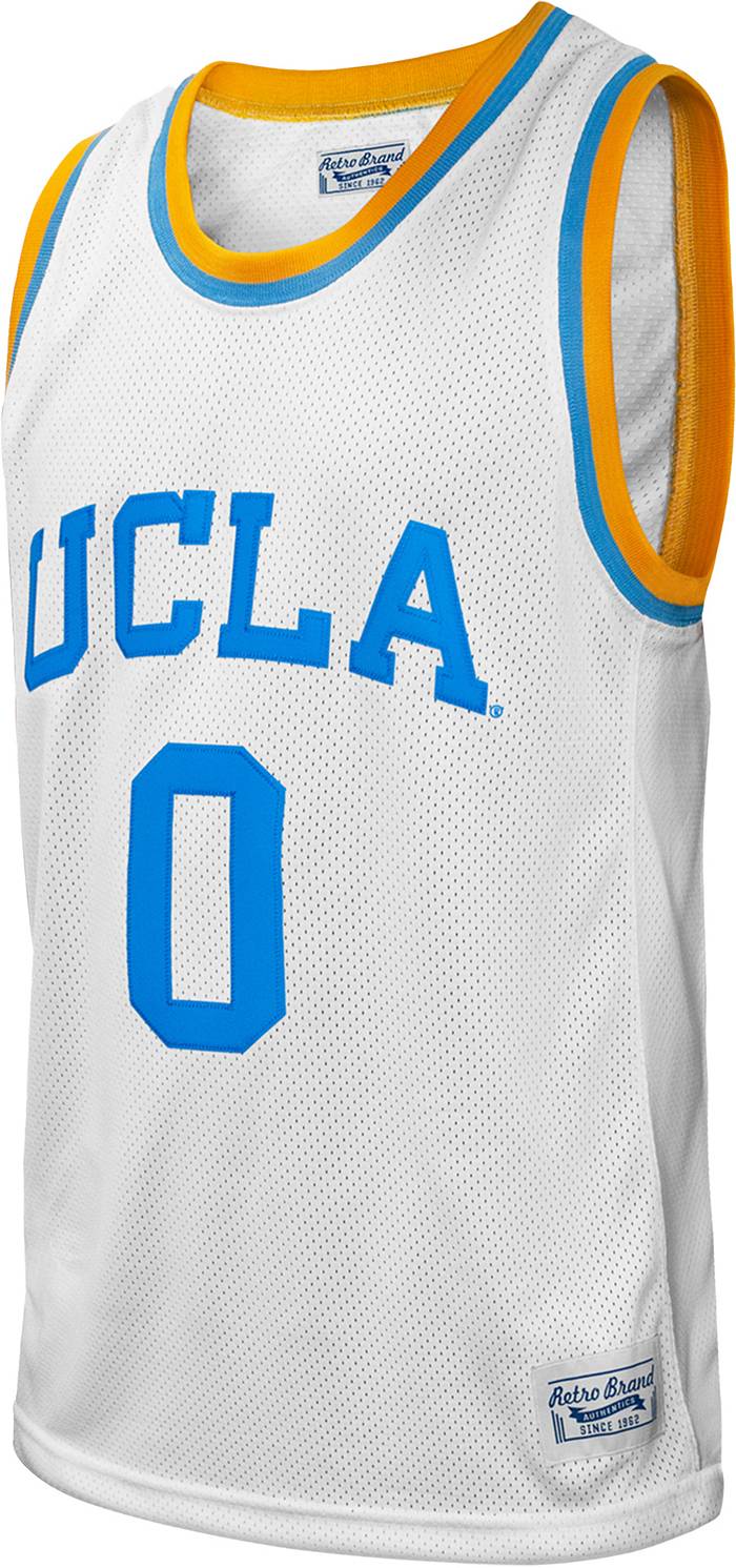 Men's Jordan Brand #1 Blue UCLA Bruins Replica Basketball Jersey