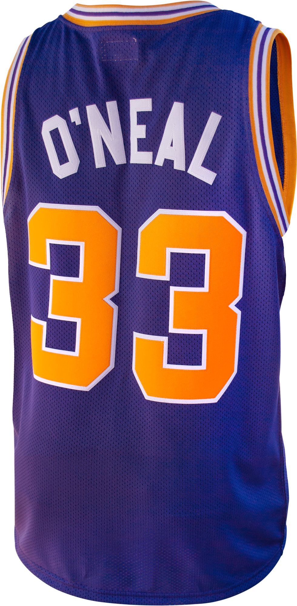 Original Retro Brand Men's Shaquille O'Neal LSU Tigers #33 Purple Retro Basketball Jersey