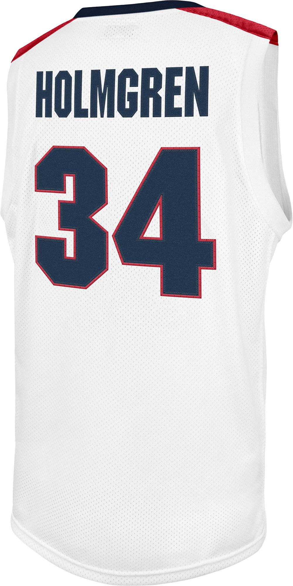 Original Retro Brand Men's Gonzaga Bulldogs White Chet Holmgren #34 Replica Jersey product image