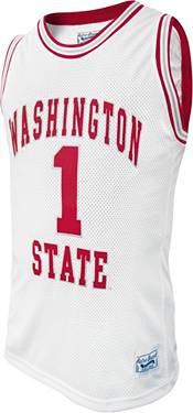 Original Retro Brand Men's Klay Thompson Washington State Cougars #1 Retro Basketball White Jersey product image