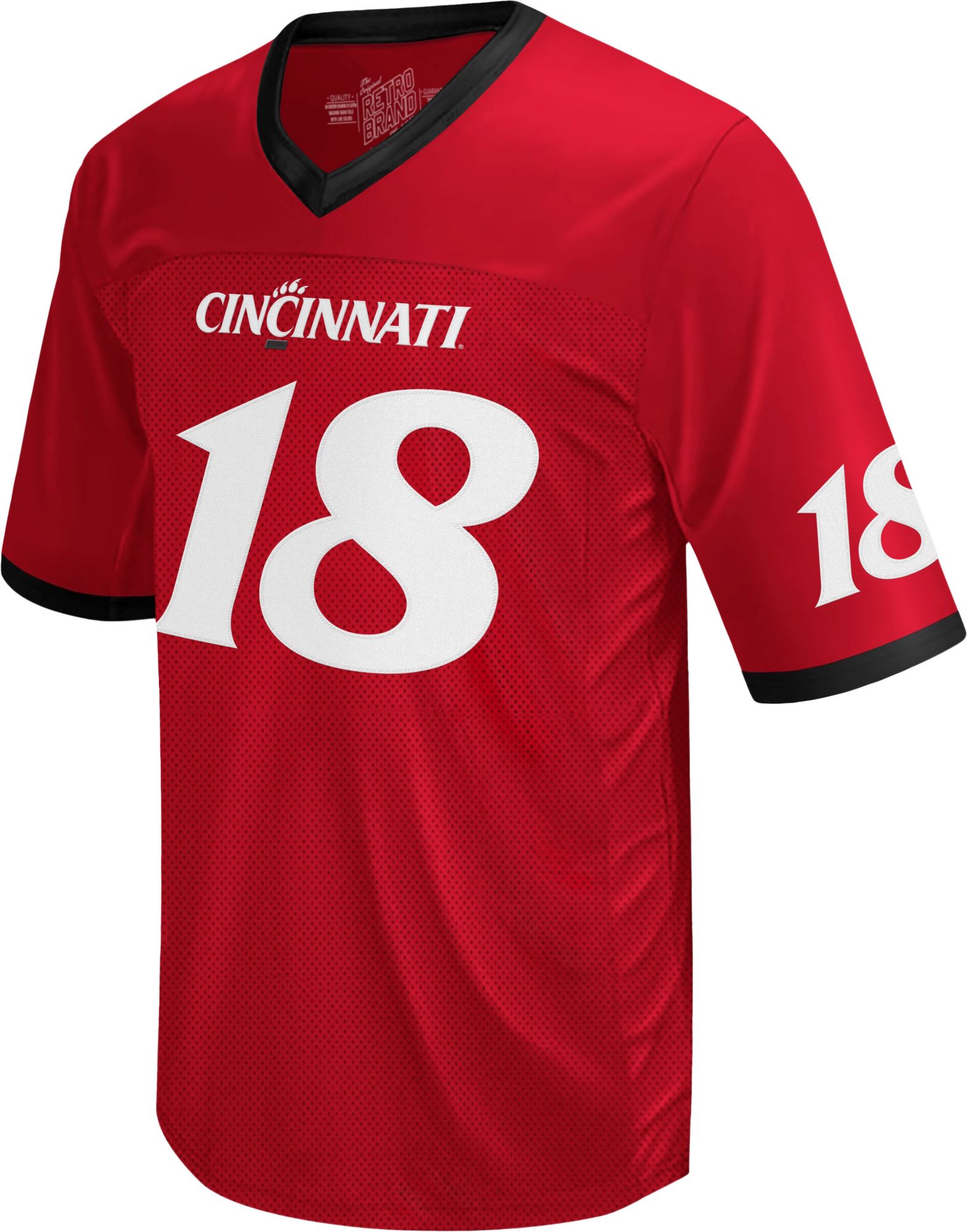 Retro Brand Men's Cincinnati Bearcats Travis Kelce #18 Replica Football Jersey