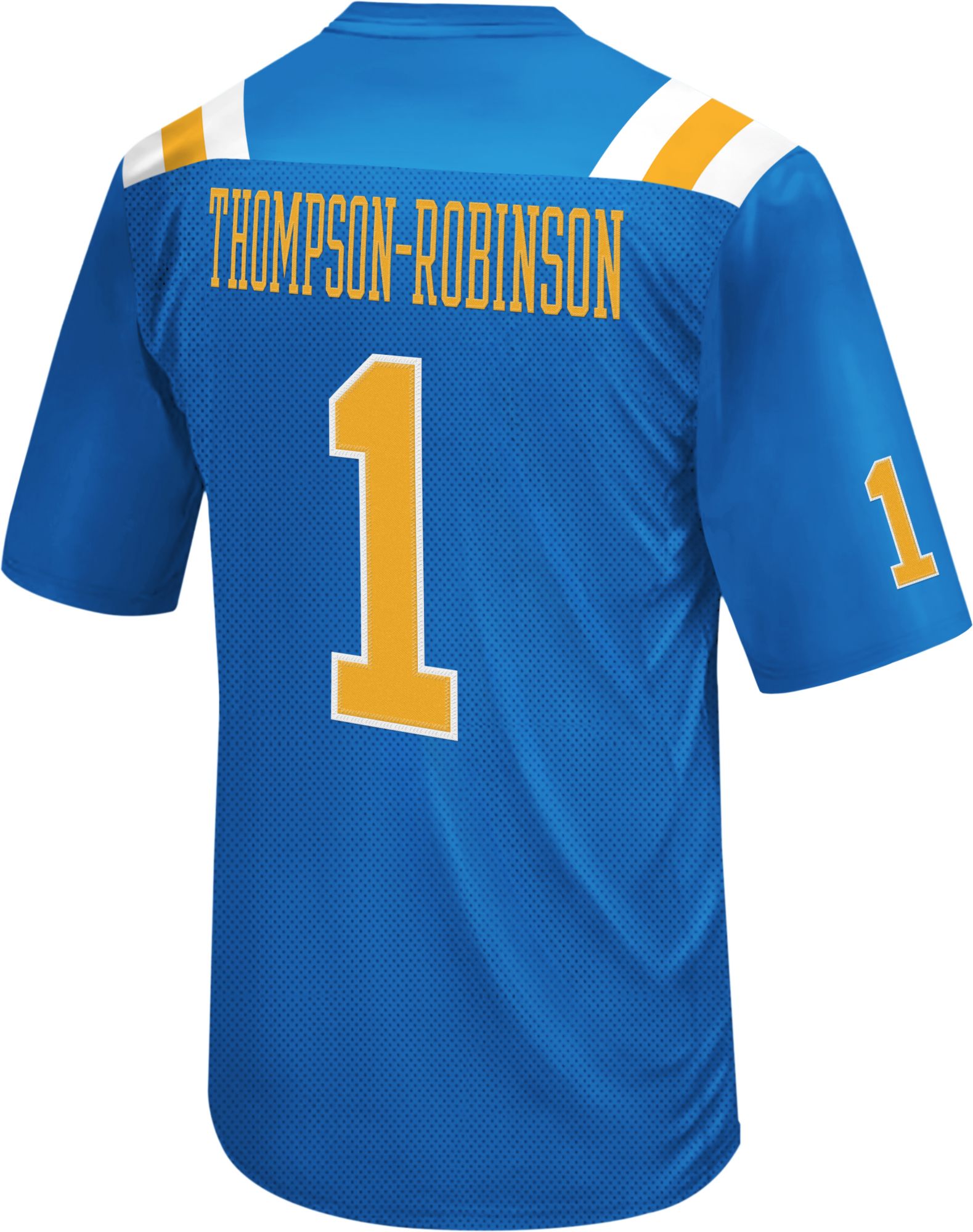 Retro Brand Men's UCLA Bruins Dorian Thompson-Robinson #1 Light Blue Tackle Twill Replica Football Jersey product image