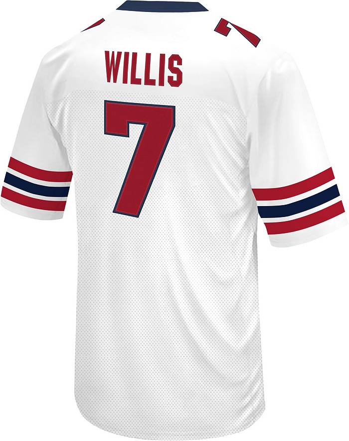 Retro Brand Men's Liberty Flames Malik Willis #7 White Replica Football  Jersey