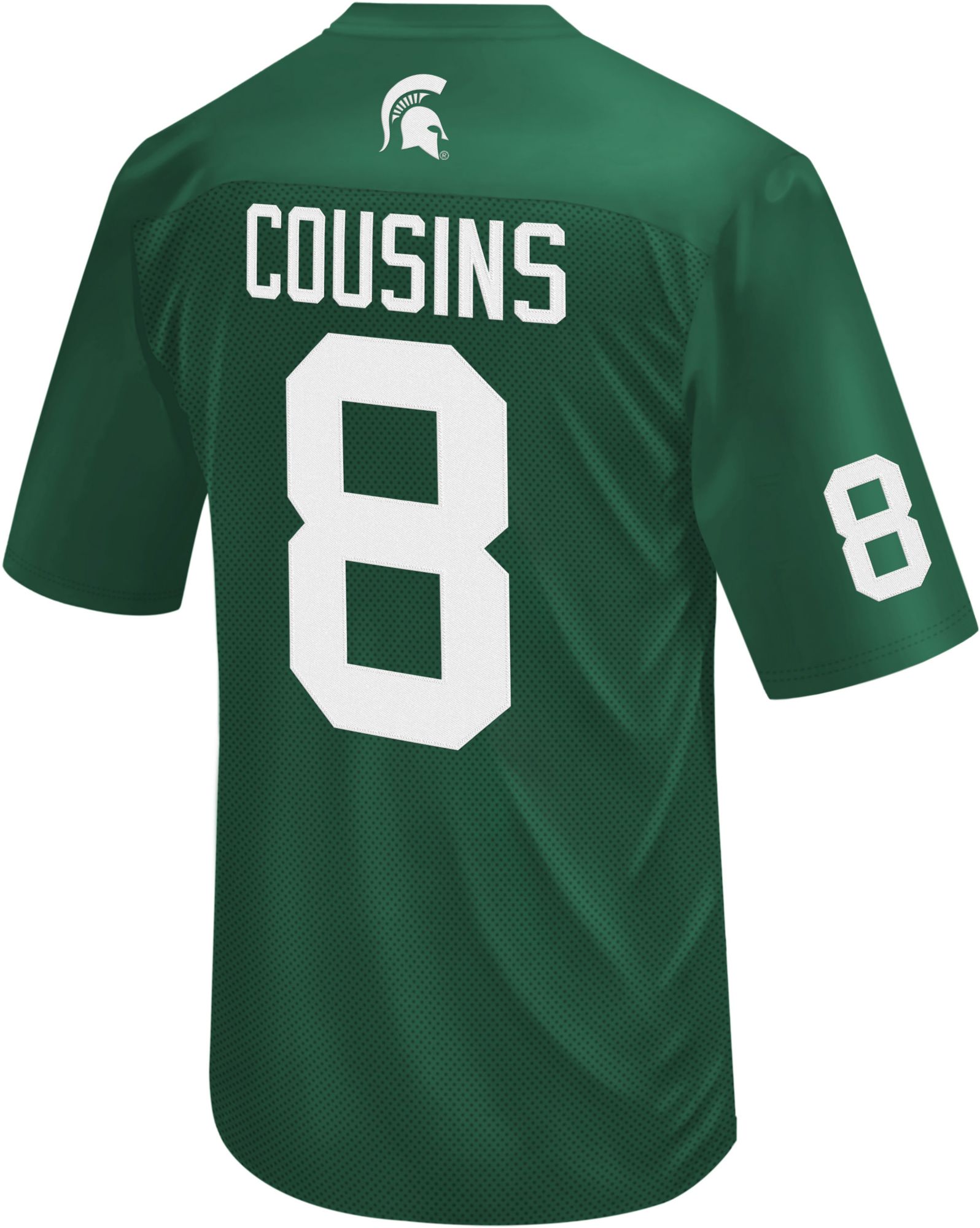 Retro Brand Men's Michigan State Spartans Green Kirk Cousins #8 Replica Jersey product image