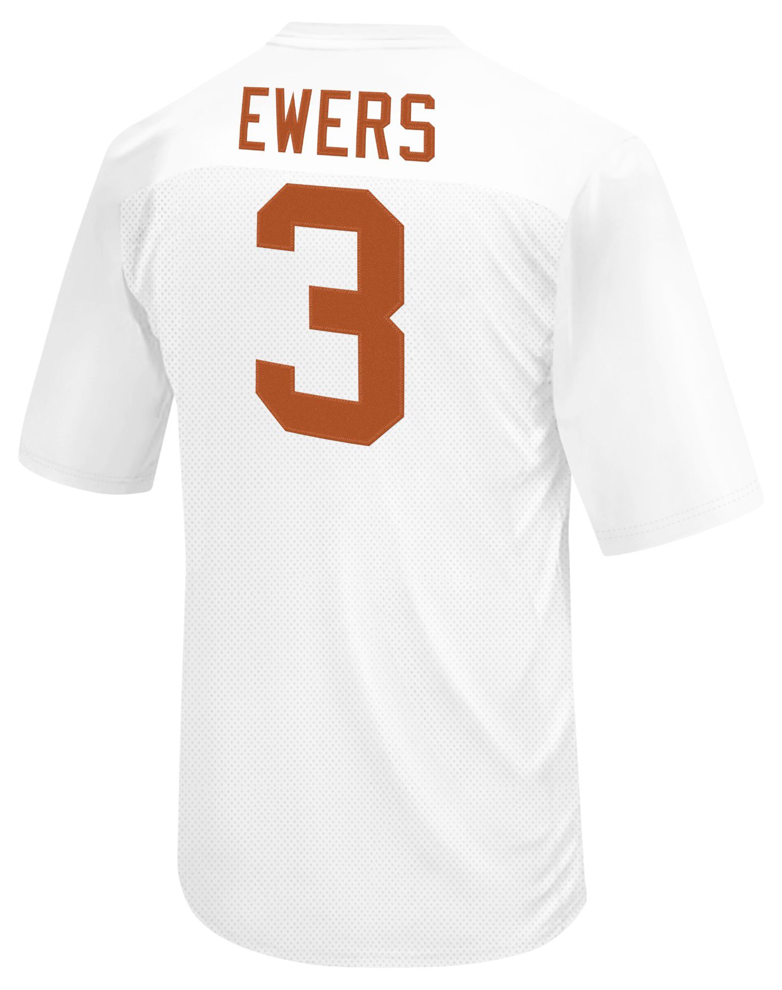 Retro Brand Men's Texas Longhorns Quinn Ewers #3 White Tackle Twill Replica Football Jersey product image
