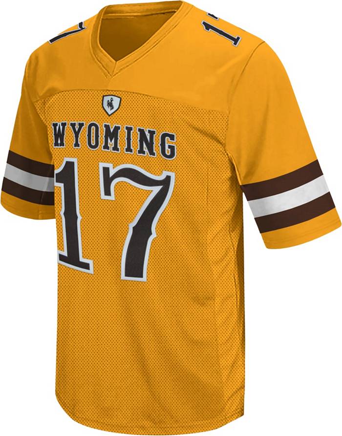 Retro Brand Wyoming Cowboys Gold Josh Allen Jersey
