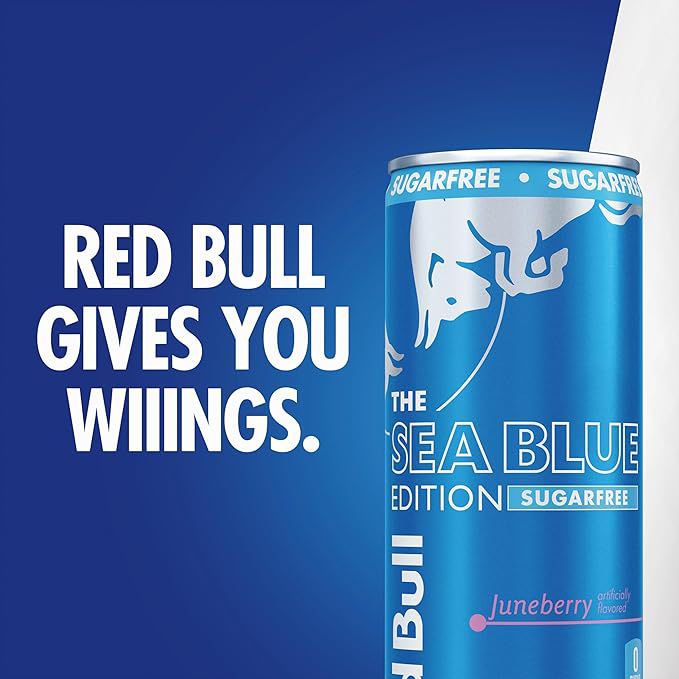 Red Bull Sea Blue Sugarfree Energy Drink – 8.4 oz. product image