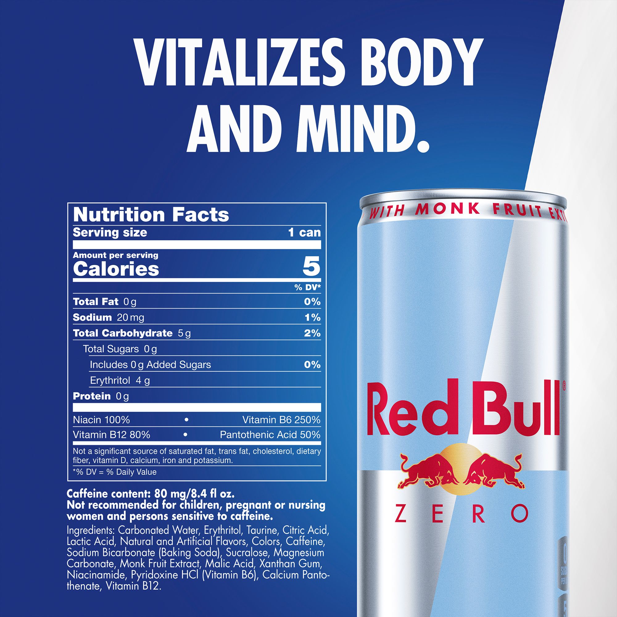Red Bull ZERO Energy Drink - 8.4 oz. product image